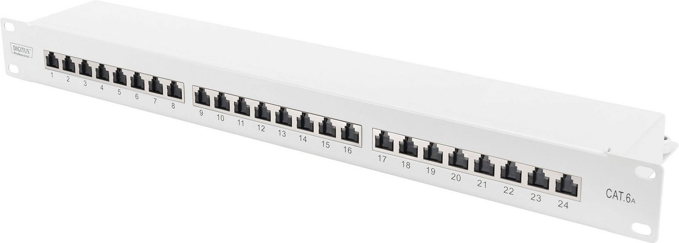 Digitus 19" Verteilerfeld (LSA) Cat. 6A Geschirmt DN-91624S-EA Netzwerk-Switch von Digitus