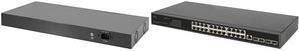 Digitus 24 Port 10/100/1000 + 4SFP+ UPLINK Switch - 48,30cm (19) - L2+ Features (DN-80223) von Digitus