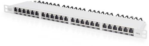 Digitus 24 Port Netzwerk-Patchpanel 483mm (19 ) CAT 6a, CAT 6a (Rohkabel CAT 7) 0.5 HE von Digitus