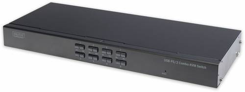 Digitus 8 Port KVM-Umschalter VGA PS/2, USB 1280 x 1024 Pixel, 1920 x 1200 Pixel von Digitus