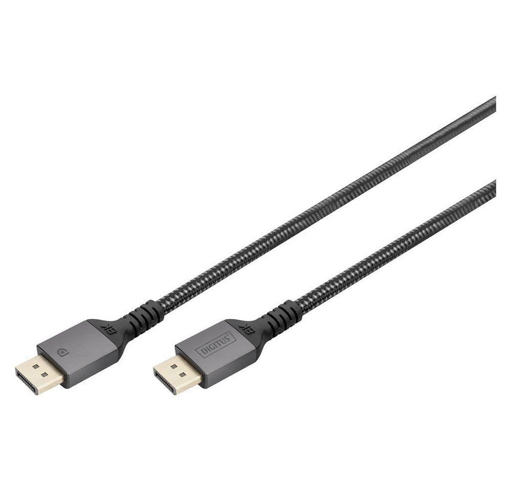 Digitus 8K DisplayPort Anschlusskabel, DP 1.4, HDMI-Kabel von Digitus