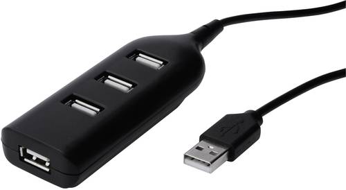 Digitus AB-50001-1 4 Port USB 2.0-Hub Schwarz von Digitus