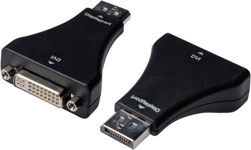 Digitus AK-340603-000-S DisplayPort / DVI Adapter [1x DisplayPort Stecker - 1x DVI-Buchse 24+5pol.] von Digitus
