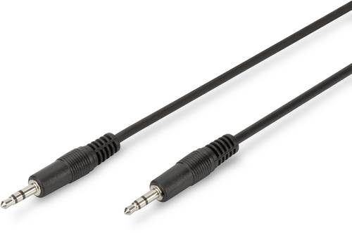 Digitus AK-510100-015-S Klinke Audio Anschlusskabel [1x Klinkenstecker 3.5mm - 1x Klinkenstecker 3.5 von Digitus