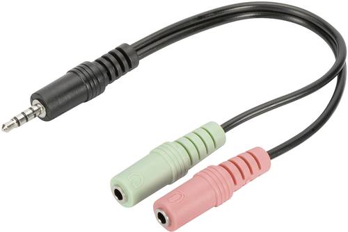 Digitus AK-510301-002-S AK-510301-002-S Audio Adapter Grün, Rosa, Schwarz von Digitus