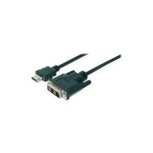 Digitus ASSMANN - Videokabel - HDMI / DVI - 24 AWG - HDMI, 19-polig (M) - DVI-D (M) - 10 m - Doppelisolierung - Schwarz (AK-330300-100-S) von Digitus