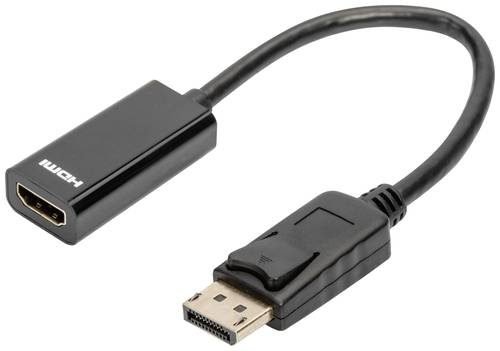 Digitus Adapter DisplayPort Stecker, HDMI-A Stecker 0.15m Schwarz AK-990903-002-S DisplayPort-Kabel von Digitus