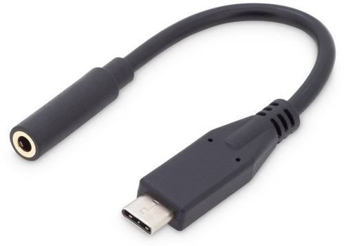 Digitus Audio Adapterkabel [1x USB-C® Stecker - 1x Klinkenbuchse 3.5 mm] AK-300321-002-S Flexibel von Digitus