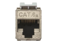 Digitus CAT 6A Keystone Modul, geschirmt mit intelligentem Kabelmanager, Set (24 Stück), Silber, 14,5 x 35,3 x 19,5 mm, 19 g, -10 - 60 °C, 24 Stück(e), China von Digitus