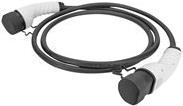 DIGITUS - Verlängerungsnetzkabel - IEC 62196 Type 2 männlich Schutzkappe zu IEC 62196 Type 2 weiblich Schutzkappe - 5,0m - Schwarz - dreiphasig (DK-3P32-050) von Digitus