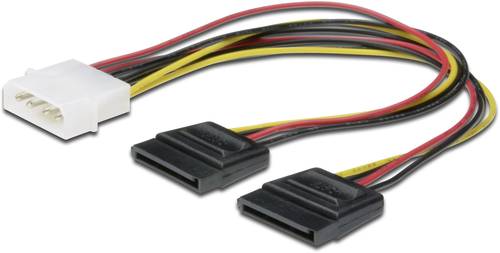 Digitus Computer, Festplatten, Laufwerk, Strom Kabel [1x IDE-Strom-Stecker 4pol. - 2x SATA-Strom-Buc von Digitus