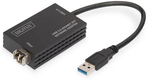 Digitus Computer, Glasfaser, Notebook, USB 3.2 Gen 1 (USB 3.0), Netzwerk Adapter [1x USB - 1x SFP-Sl von Digitus