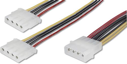 Digitus Computer, Laufwerk, Strom Y-Kabel [1x IDE-Strom-Stecker 4pol. - 2x IDE-Strom-Buchse 4pol.] 0 von Digitus