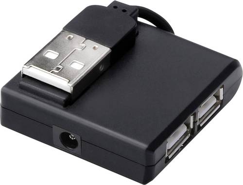 Digitus DA-70217 4 Port USB 2.0-Hub Schwarz von Digitus