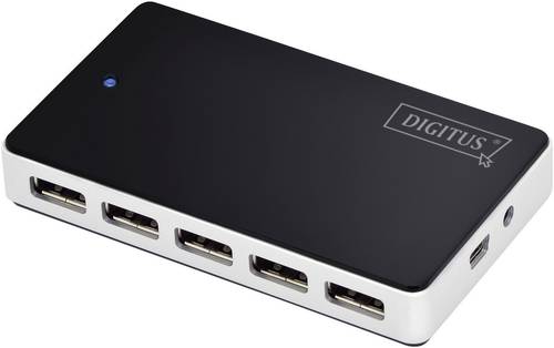 Digitus DA-70229 10 Port USB 2.0-Hub Schwarz, Silber von Digitus