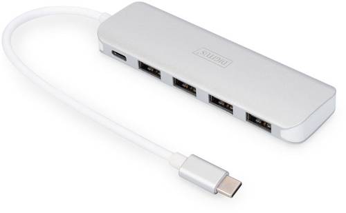 Digitus DA-70242-1 4+1 Port USB 3.2 Gen 1-Hub (USB 3.0) mit Schnellladeport, mit USB-C® Stecker, mi von Digitus