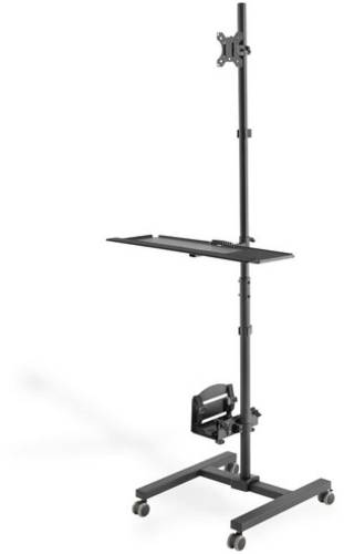 Digitus DA-90374 1fach PC-/Monitor-Rollwagen 43,2cm (17 ) - 81,3cm (32 ) Schwarz Höhenverstellba von Digitus