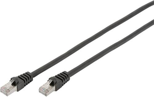 Digitus DB-160144-010-S RJ45 Netzwerkkabel, Patchkabel CAT 6 S/FTP 1.00m Schwarz Halogenfrei, verdri von Digitus