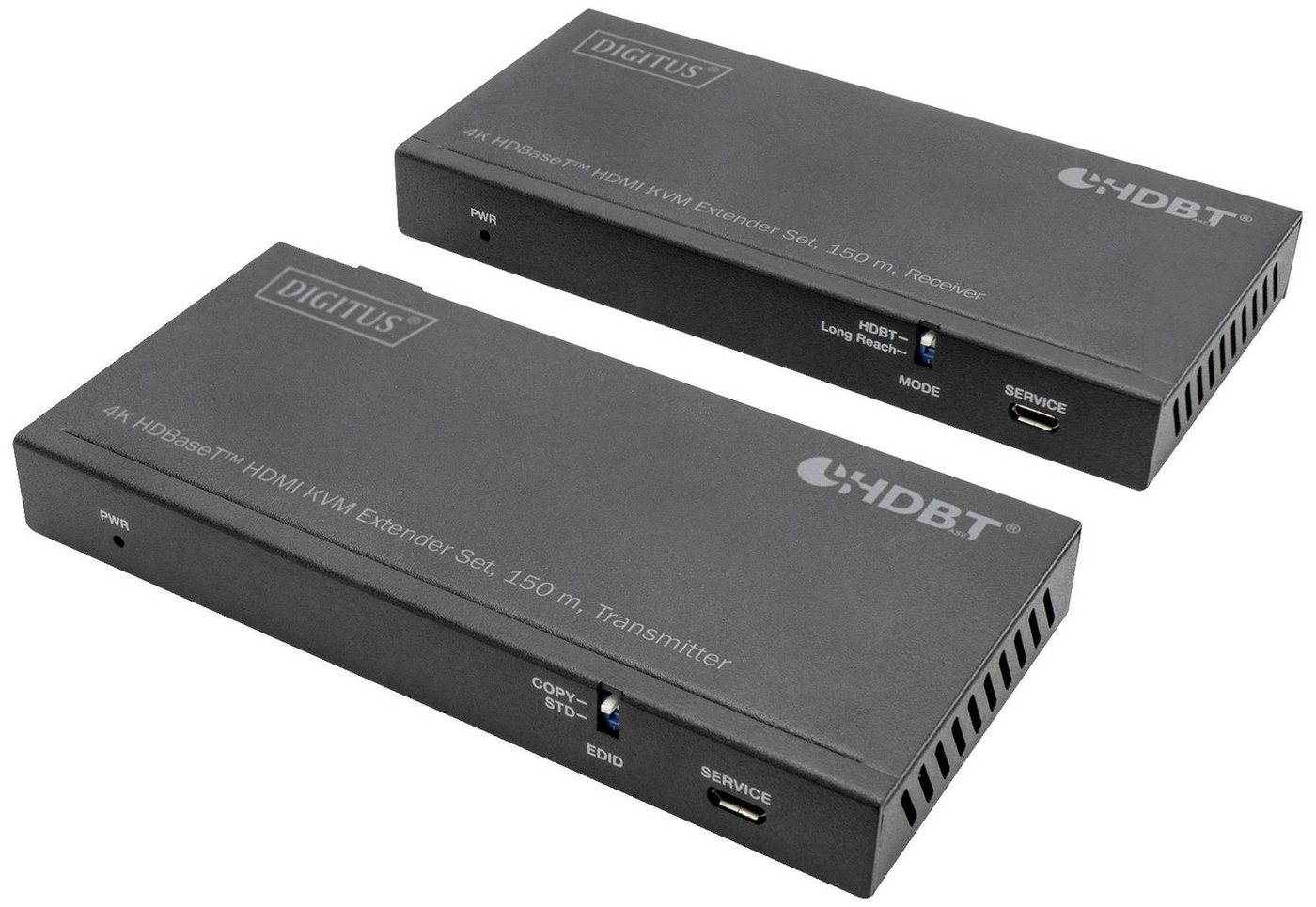 Digitus DIGITUS 4K HDBaseT HDMI KVM Extender Set USB 2.0 150m HDMI-Kabel von Digitus