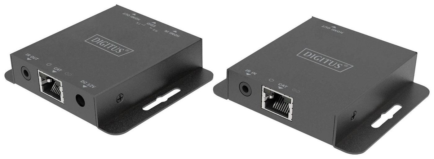 Digitus DIGITUS 4K HDMI Extender Set USB 1.4 70m schwarz HDMI-Kabel von Digitus