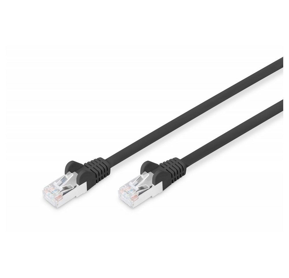 Digitus DIGITUS CAT6 Patchkabel 1m schwarz - Hochwertiges Kabel. Kabelgebundenes Telefon (Cat 6) von Digitus