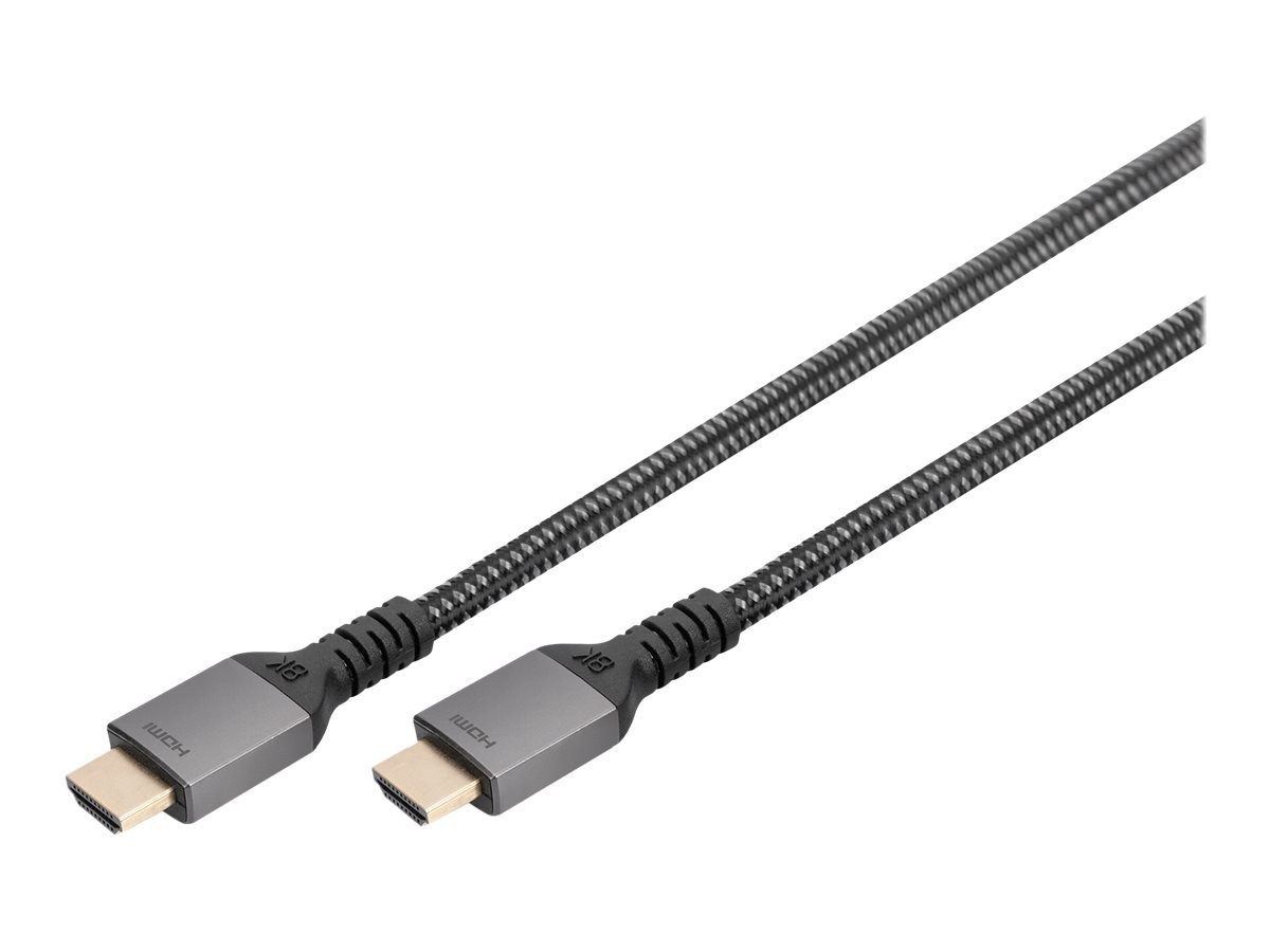 Digitus DIGITUS HDMI Ultra High Speed Anschlusskabel, 2m Premium HDMI-Kabel von Digitus