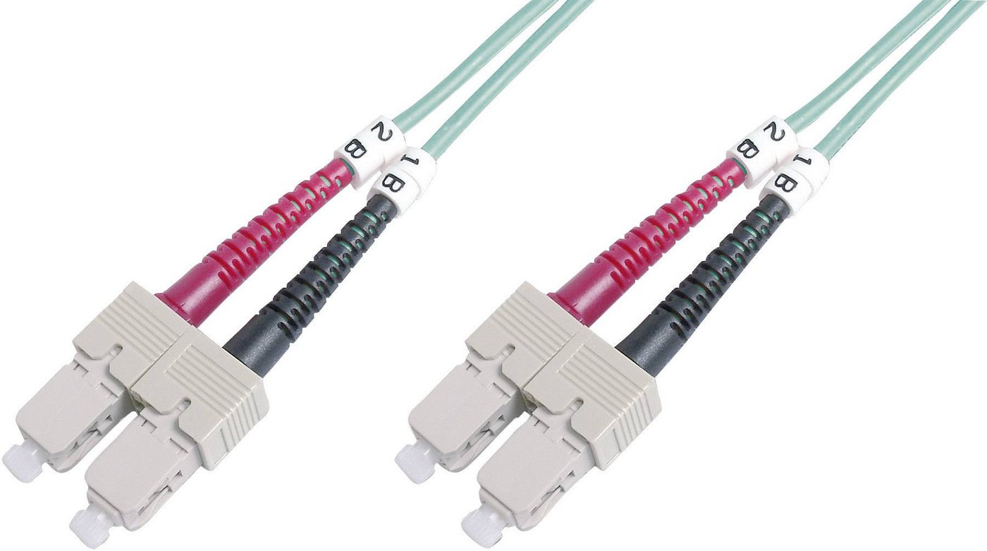 Digitus DIGITUS LWL Patchkabel DIGITUS SC -> SC 2,00m Multimode Duplex OM3 Netzwerkkabel Digitus DIGITUS LWL Patchkabel DIGITUS SC -> SC 2,00m Multimode Duplex OM3 Netzwerkkabel von Digitus