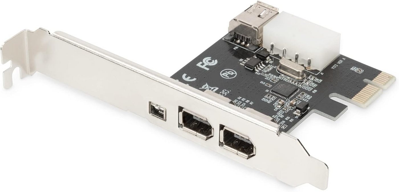 Digitus DIGITUS PCIe Card Firewire 1394a 3port Netzwerk-Adapter Digitus DIGITUS PCIe Card Firewire 1394a 3port Netzwerk-Adapter von Digitus