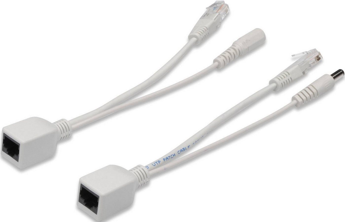 Digitus DIGITUS PoE Kabelset passiv bis max 5m 10/100Mbit RJ45 Stecker RJ45... Computer-Kabel von Digitus