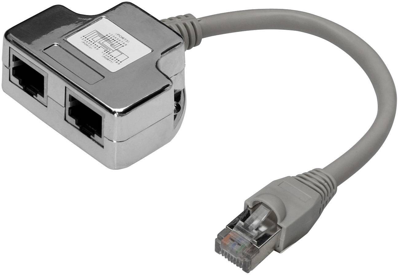 Digitus DIGITUS T-Adapter RJ45 CAT5e 19cm 1xRJ45 Stecker auf 2xRJ45 Buchse ... Computer-Kabel Digitus DIGITUS T-Adapter RJ45 CAT5e 19cm 1xRJ45 Stecker auf 2xRJ45 Buchse ... Computer-Kabel von Digitus