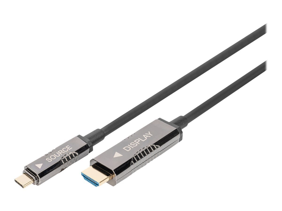 Digitus DIGITUS USB - Type C to HDMI AOC FO Adapter cable HDMI Version 2.0 ... Computer-Kabel von Digitus