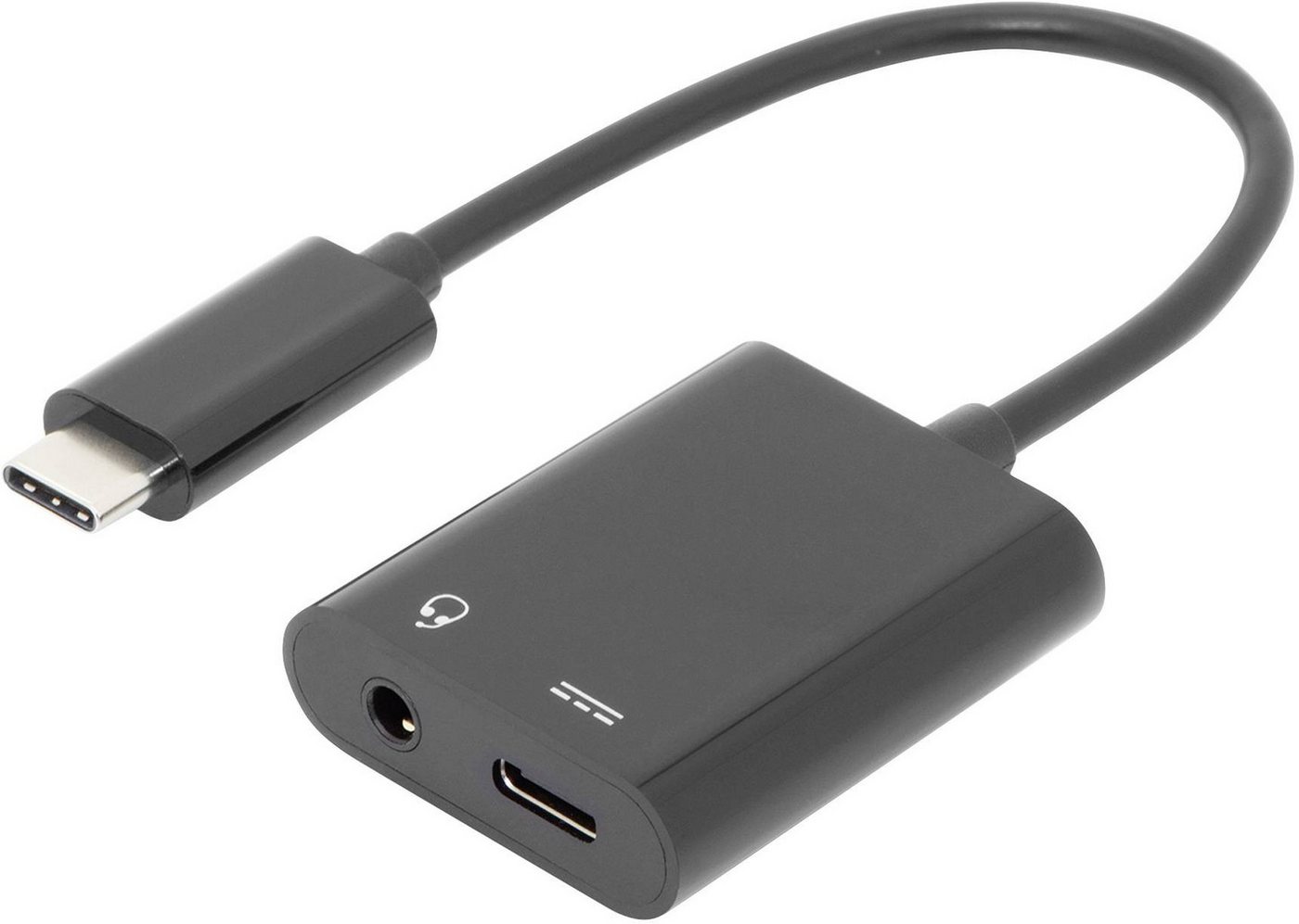 Digitus DIGITUS Verteilerkabel USB TypC -> Klinke + C St/Bu/Bu 0.2m USB-Kabel Digitus DIGITUS Verteilerkabel USB TypC -> Klinke + C St/Bu/Bu 0.2m USB-Kabel von Digitus