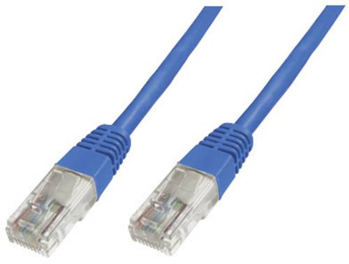 Digitus DK-1511-010/B RJ45 Netzwerkkabel, Patchkabel CAT 5e U/UTP 1.00m Blau von Digitus