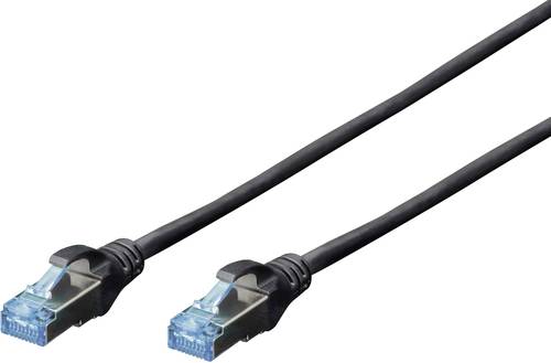 Digitus DK-1532-005/BL RJ45 Netzwerkkabel, Patchkabel CAT 5e SF/UTP 0.50m Schwarz verdrillte Paare von Digitus