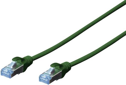 Digitus DK-1532-010/G RJ45 Netzwerkkabel, Patchkabel CAT 5e SF/UTP 1.00m Grün verdrillte Paare von Digitus