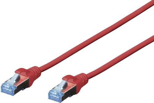 Digitus DK-1532-020/R RJ45 Netzwerkkabel, Patchkabel CAT 5e SF/UTP 2.00m Rot verdrillte Paare von Digitus