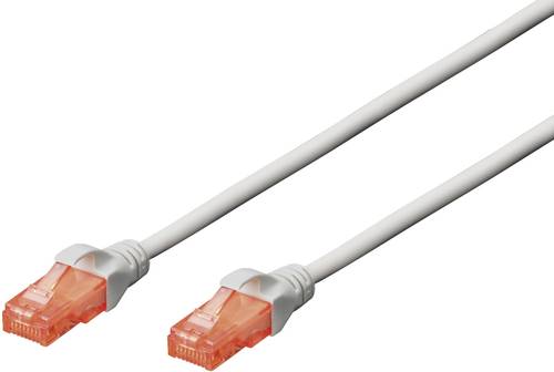 Digitus DK-1612-005 RJ45 Netzwerkkabel, Patchkabel CAT 6 U/UTP 0.50m Grau verdrillte Paare von Digitus