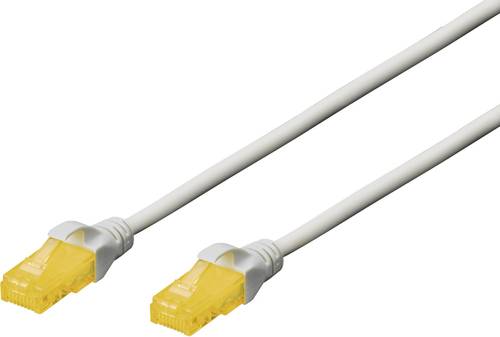 Digitus DK-1613-A-010 RJ45 Netzwerkkabel, Patchkabel CAT 6a U/UTP 1.00m Grau Halogenfrei, verdrillte von Digitus