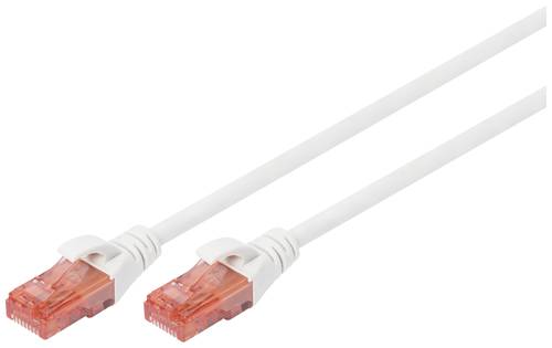Digitus DK-1617-020/WH RJ45 Netzwerkkabel, Patchkabel CAT 6 U/UTP 2.00m Weiß Halogenfrei von Digitus