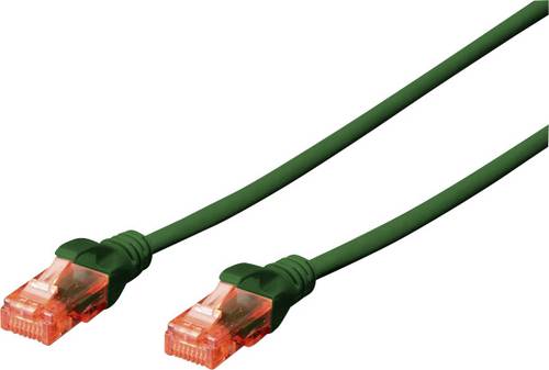 Digitus DK-1617-050/G RJ45 Netzwerkkabel, Patchkabel CAT 6 U/UTP 5.00m Grün mit Rastnasenschutz Digitus DK-1617-050/G RJ45 Netzwerkkabel, Patchkabel CAT 6 U/UTP 5.00m Grün mit Rastnasenschutz von Digitus