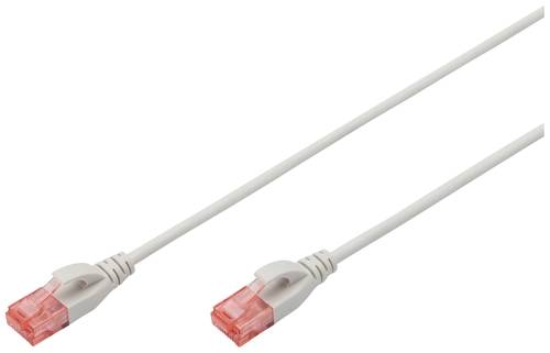 Digitus DK-1617-100S RJ45 Netzwerkkabel, Patchkabel CAT 6 U/UTP 10.00m Grau Halogenfrei, Flammwidrig von Digitus