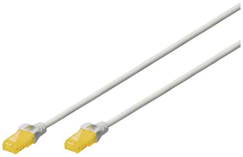 Digitus DK-1617-A-150S RJ45 Netzwerkkabel, Patchkabel CAT 6a U/UTP 15.00m Grau Geschirmt, Halogenfre von Digitus