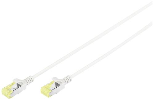 Digitus DK-1624-A-010S RJ45 Netzwerkkabel, Patchkabel CAT 6a U/FTP 1.00m Grau Geschirmt, Halogenfrei von Digitus