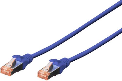 Digitus DK-1644-010/B RJ45 Netzwerkkabel, Patchkabel CAT 6 S/FTP 1.00m Blau Halogenfrei, verdrillte Digitus DK-1644-010/B RJ45 Netzwerkkabel, Patchkabel CAT 6 S/FTP 1.00m Blau Halogenfrei, verdrillte von Digitus
