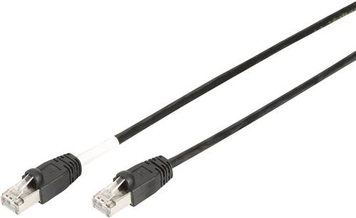 Digitus DK-1644-020/BL-OD RJ45 Netzwerkkabel, Patchkabel CAT 6 S/FTP 2.00m Schwarz UV-Beständig, ve von Digitus