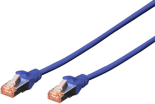 Digitus DK-1644-030/B RJ45 Netzwerkkabel, Patchkabel CAT 6 S/FTP 3.00m Blau Halogenfrei, verdrillte von Digitus