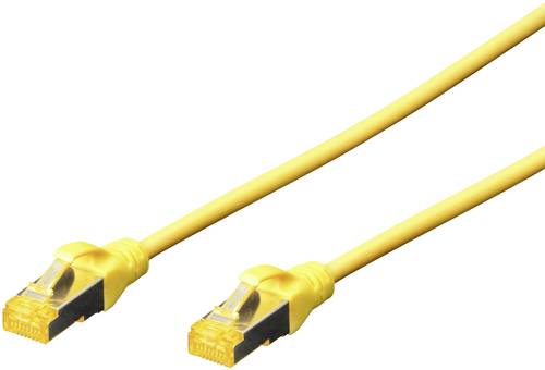 Digitus DK-1644-A-300/Y RJ45 Netzwerkkabel, Patchkabel CAT 6a S/FTP 30.00m Gelb Flammwidrig, Halogen von Digitus