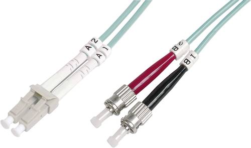 Digitus DK-2531-05/3 Glasfaser LWL Anschlusskabel [1x LC-Stecker - 1x ST-Stecker] 50/125 µ Multimod von Digitus