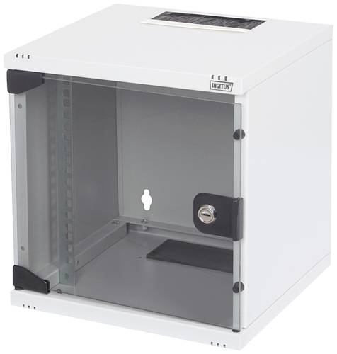 Digitus DN-10-SET-1 10 Zoll Netzwerkschrank 6 HE Lichtgrau (RAL 7035) von Digitus