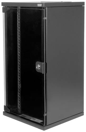 Digitus DN-10-SET-3-B 10 Zoll Netzwerkschrank 12 HE Schwarz (RAL 9005), Schwarz von Digitus